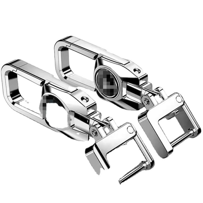SUS304 Stainless Steel Car Keychain Holder Antirust Anti Scratch For Men