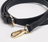 Black Leather Adjustable Crossbody Replacement Purse Straps 1.2m With Swivel Hooks
