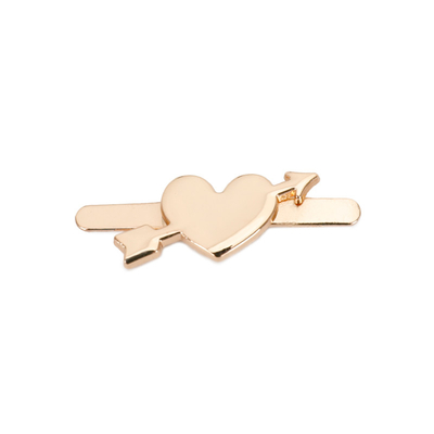 Cupid Heart Arrow Shape Handbag Lock Hardware Purse Metal Lock Decorative