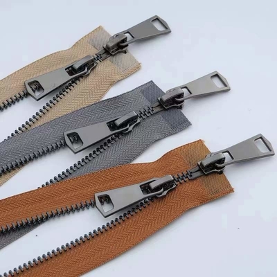 Rustproof Bags Decorative Metal Zippers Eco Antique Nickel Zipper