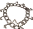 Versatile Silver Crossbody Antique Metal Chain Durable ISO9001