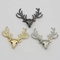 Antlers Shaped Deer Head Metal Tag Brand Logos Odorless Fadeless Antioxidant