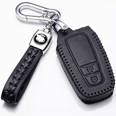 Alalamu Zinc Alloy Metal Car Keychain Holder Multipurpose Metal Key Fob Case