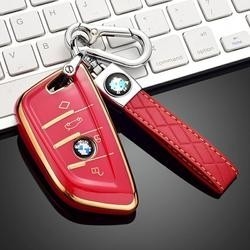 Fadeless Leather Car Keychain Holder Zinc Alloy Fashionable