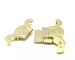 SS304 Handbag Lock Hardware Briefcase Leather Latches Electroplated