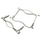 Collapsible Metal Clutch Frame Hardware Arch Shaped ODM Purse Accessory