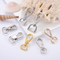 ISO9001 Gold Swivel Clasps Lanyard Snap Hook Antiwear For Crafting