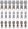 DIY Craft Silver Metal Zipper Sliders Replacement Antioxidant Rust Resistance Antitear