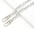 Antiwear Colorfast Crossbody Purse Strap Chain Electroplating Extend Length