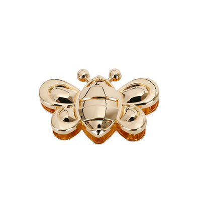 Versatile Handbag Lock Hardware With Decorated Bee Shape Handbag Metal Lock