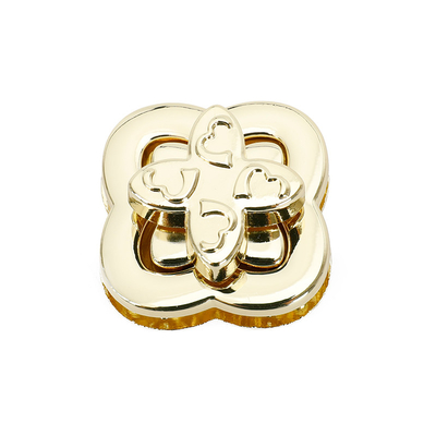 Four Leaf Clover Twist Handbag Lock Hardware Bag Replacement Parts